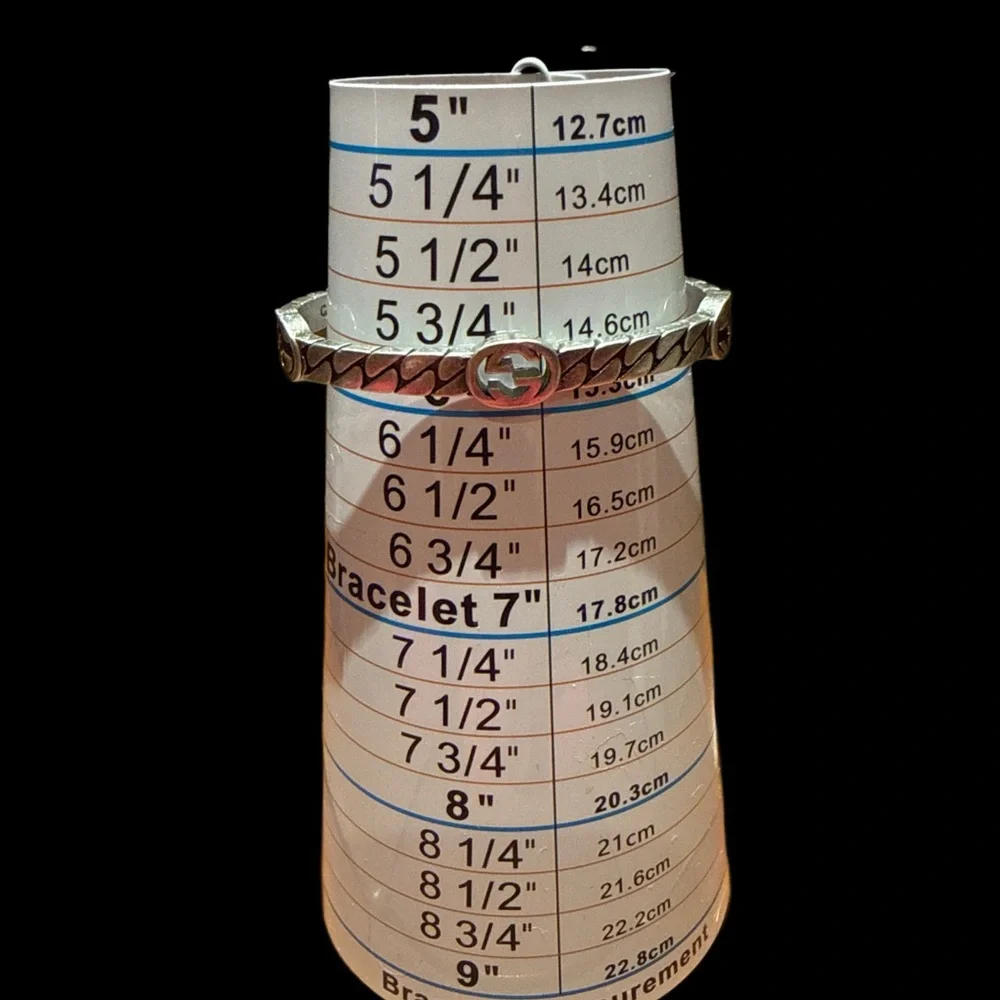 Gucci Silver-tone Double G Horsebit Cuff Bracelet - Picture 6 of 6